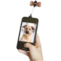 KIKKERLAND Clip selfie per cani, dog treat selfie clip