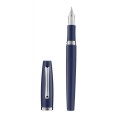 MONTEGRAPPA Manager Navy blue penna stilografica M, blu acciaio
