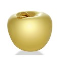 EVA La Mela in ceramica decorata, piccola, Luxury gold oro
