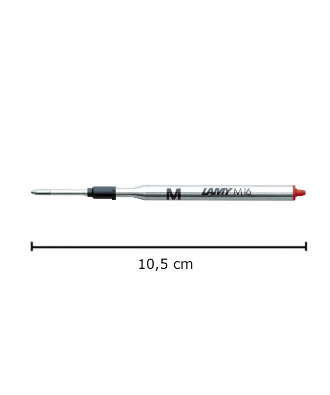 LAMY refill singolo inchiostro rosso, M, per penna a sfera, M16