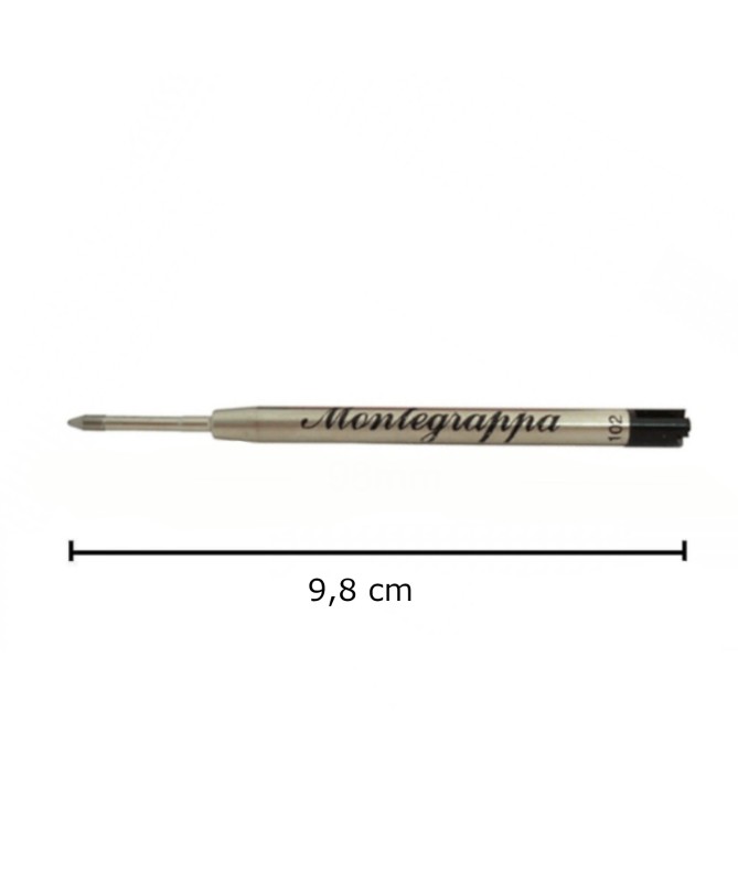 MONTEGRAPPA refill singolo inchiostro nero, B, per penna a sfera