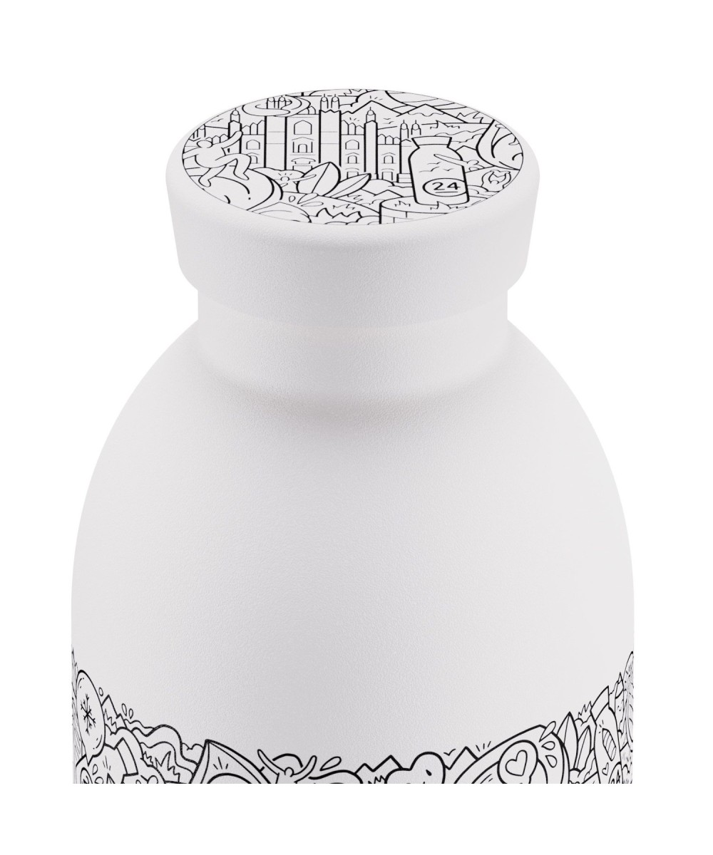 24 BOTTLES Fra! Clima bottle limited edition 500 ml, white