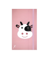 STIFFLEXIBLE taccuino righe, copertina flessibile, 9x14 cm, Cow